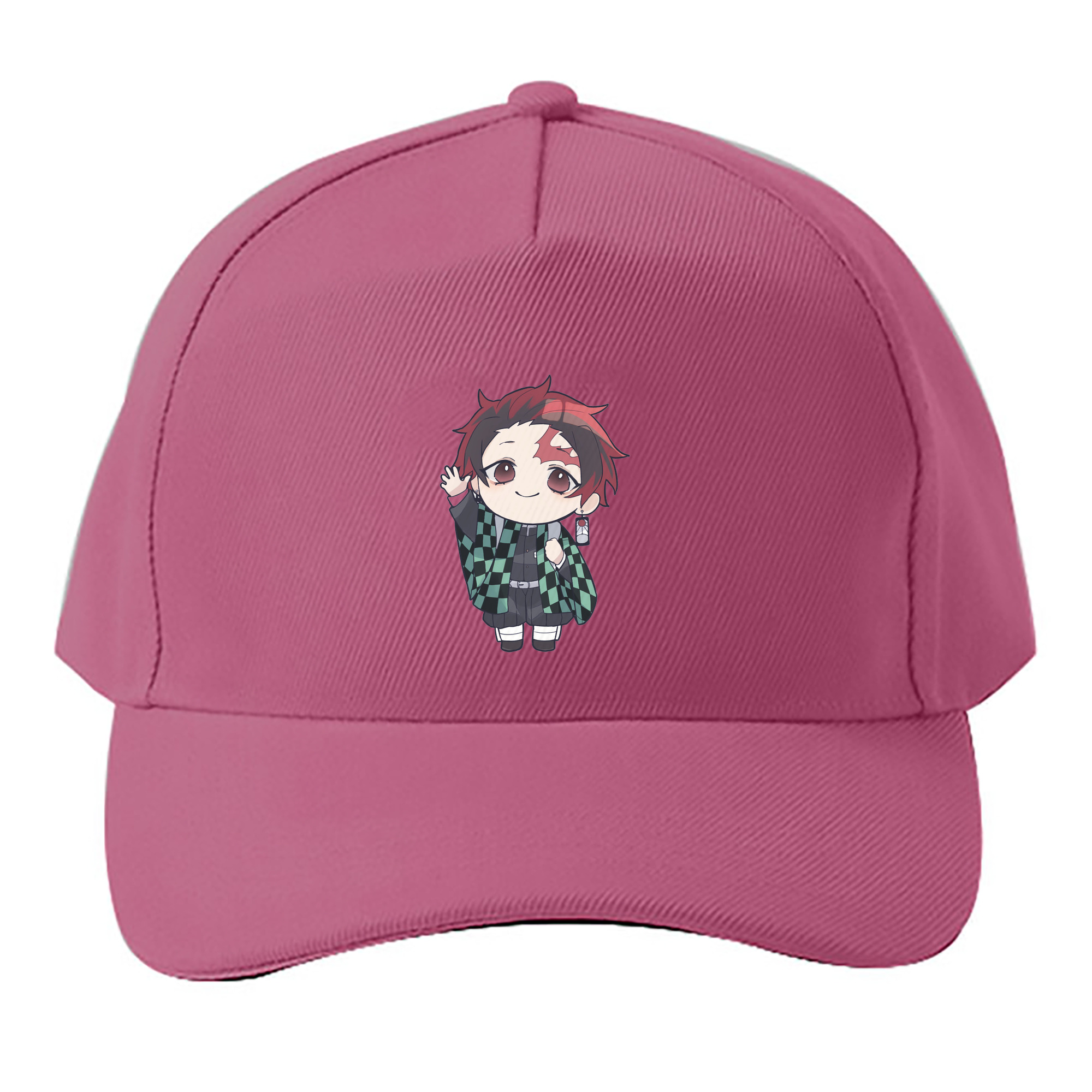 （画像用） 鬼滅の刃 竈門 炭治郎／かまど たんじろう Kamado Tanjirou ベースボールキャップ 綿100％ 男女兼用 帽子 スポーツ